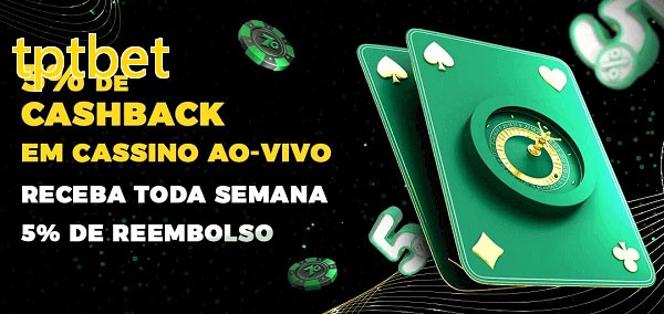 Promoções do cassino ao Vivo tptbet